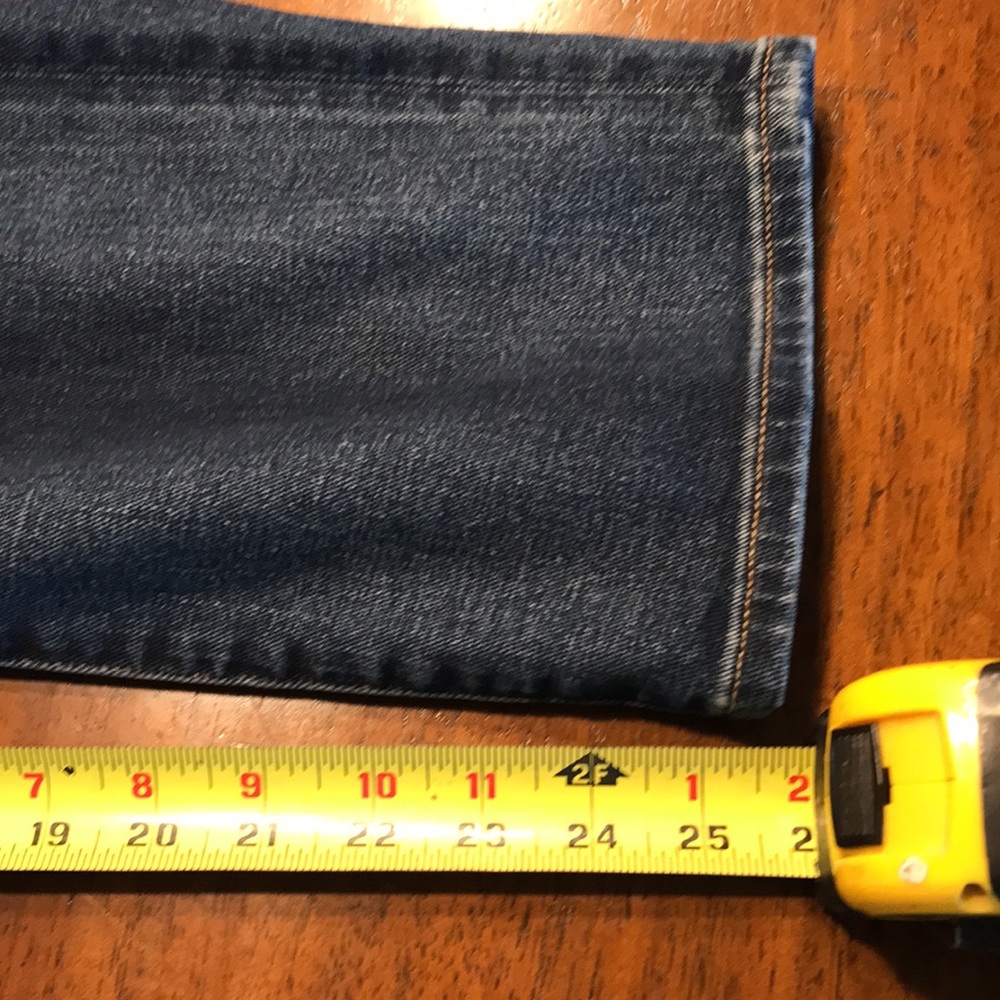 EXPRESS Straight Ankle High Rise Jeans - Picture 11 of 13